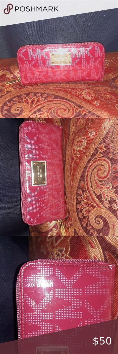 michael kors raspberry wallet|michael kors purses vanilla pink.